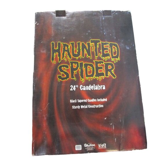 Haunted Spider 24" Candelabra By Spencers - Picture 12 of 12